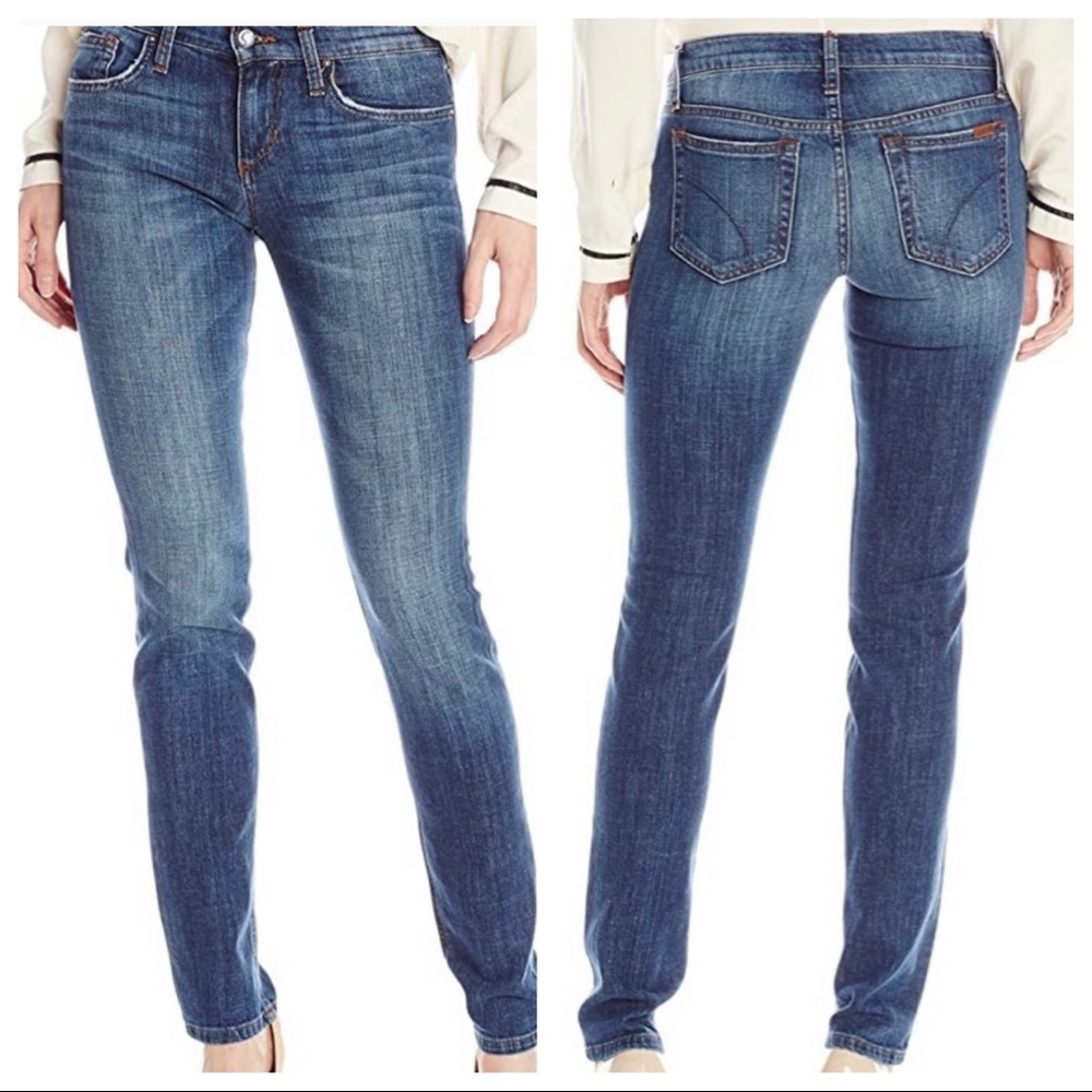 Joe’s Jeans Mid Rise Lianna Straight Leg Jeans 24